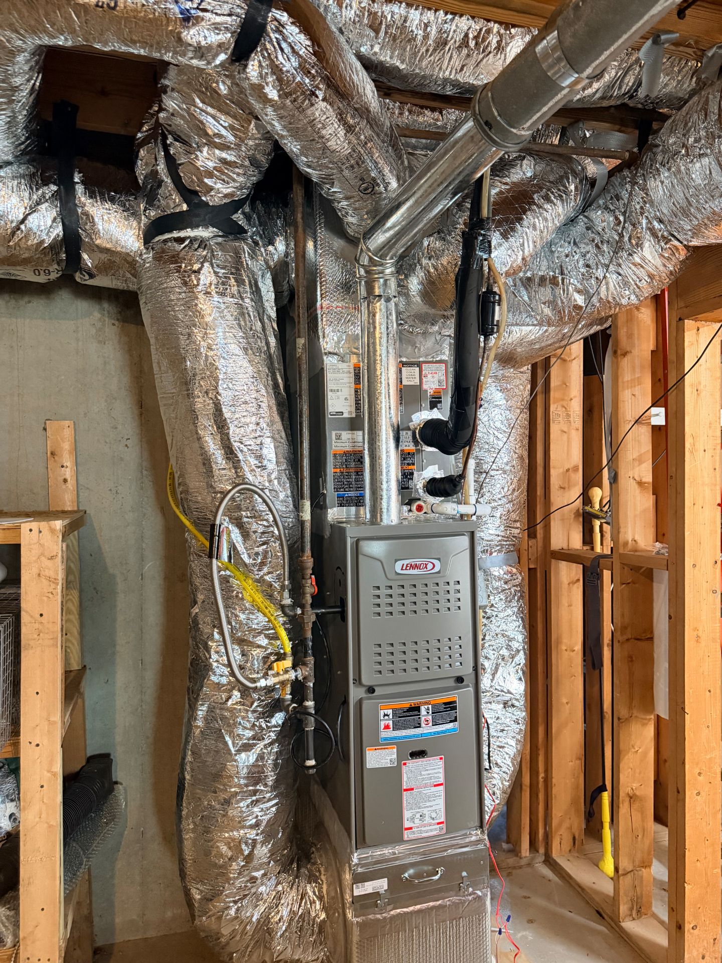 Furnace installation by Conserve Heating and Cooling