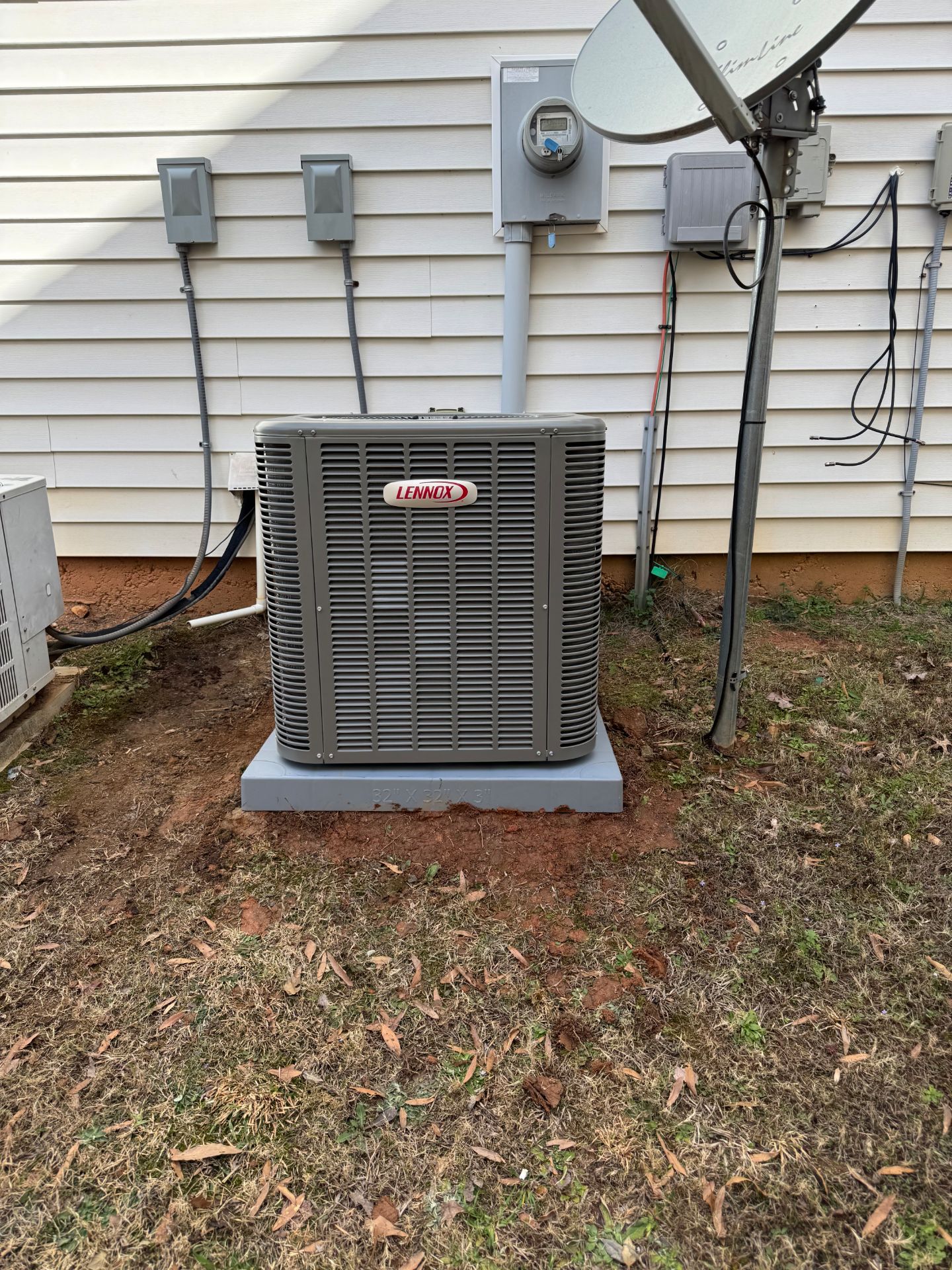 Heat pump installed by Conserve Heating & Cooling